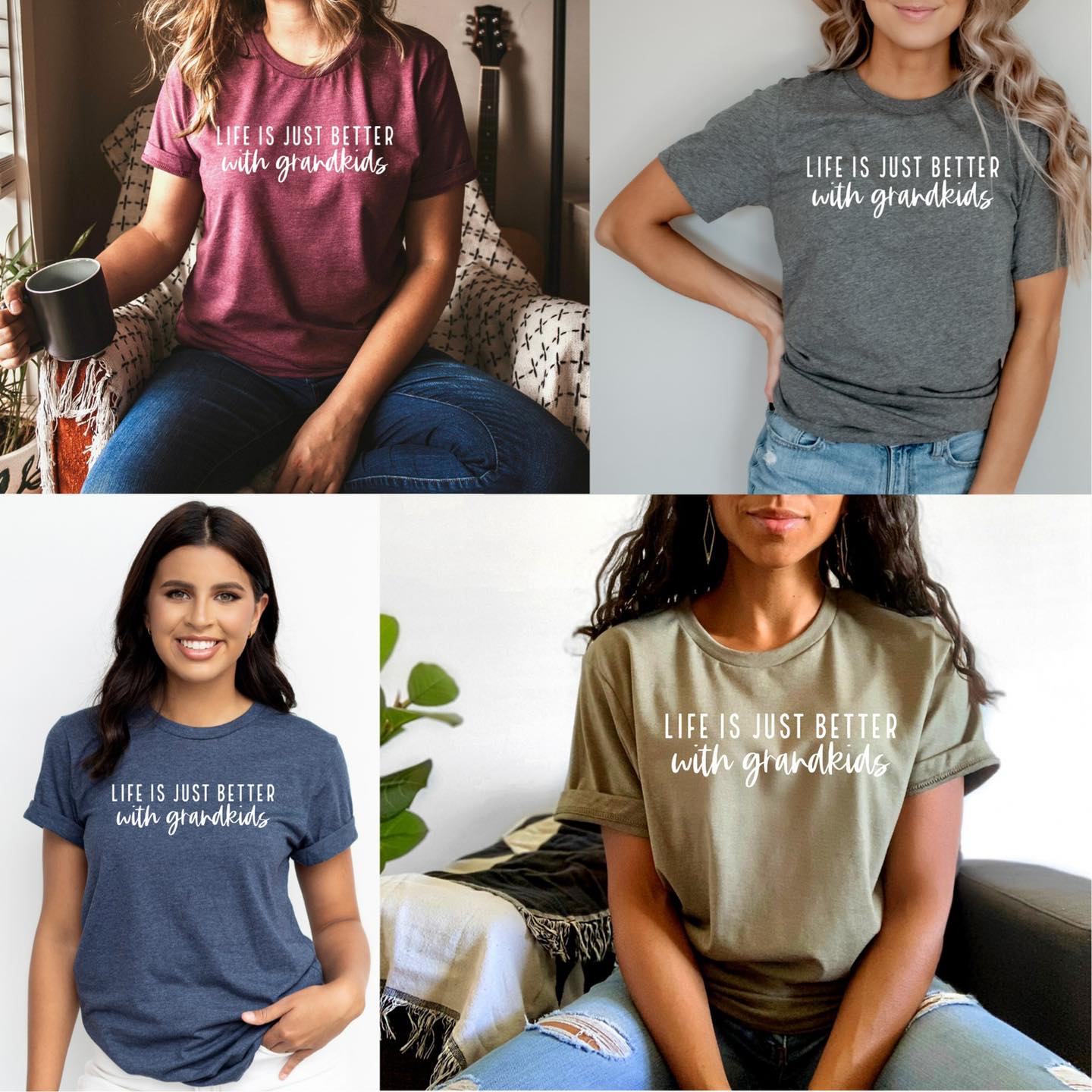 Life Is Just Better With Grandkids Tee