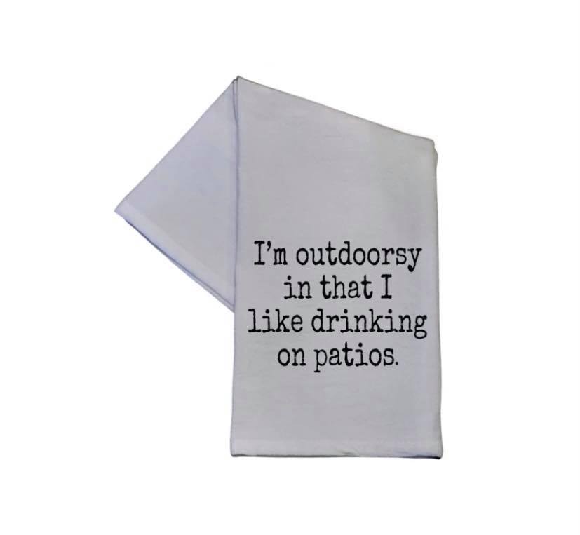 Outdoorsy Funny Towel - Limited Edition