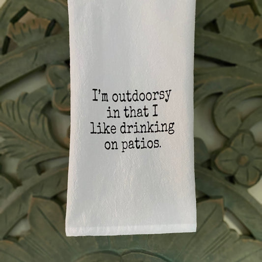 Outdoorsy Funny Towel - Limited Edition
