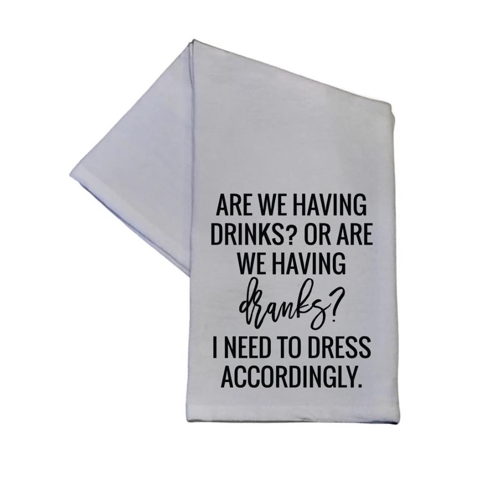 Drinks or Dranks Towel - Limited Edition