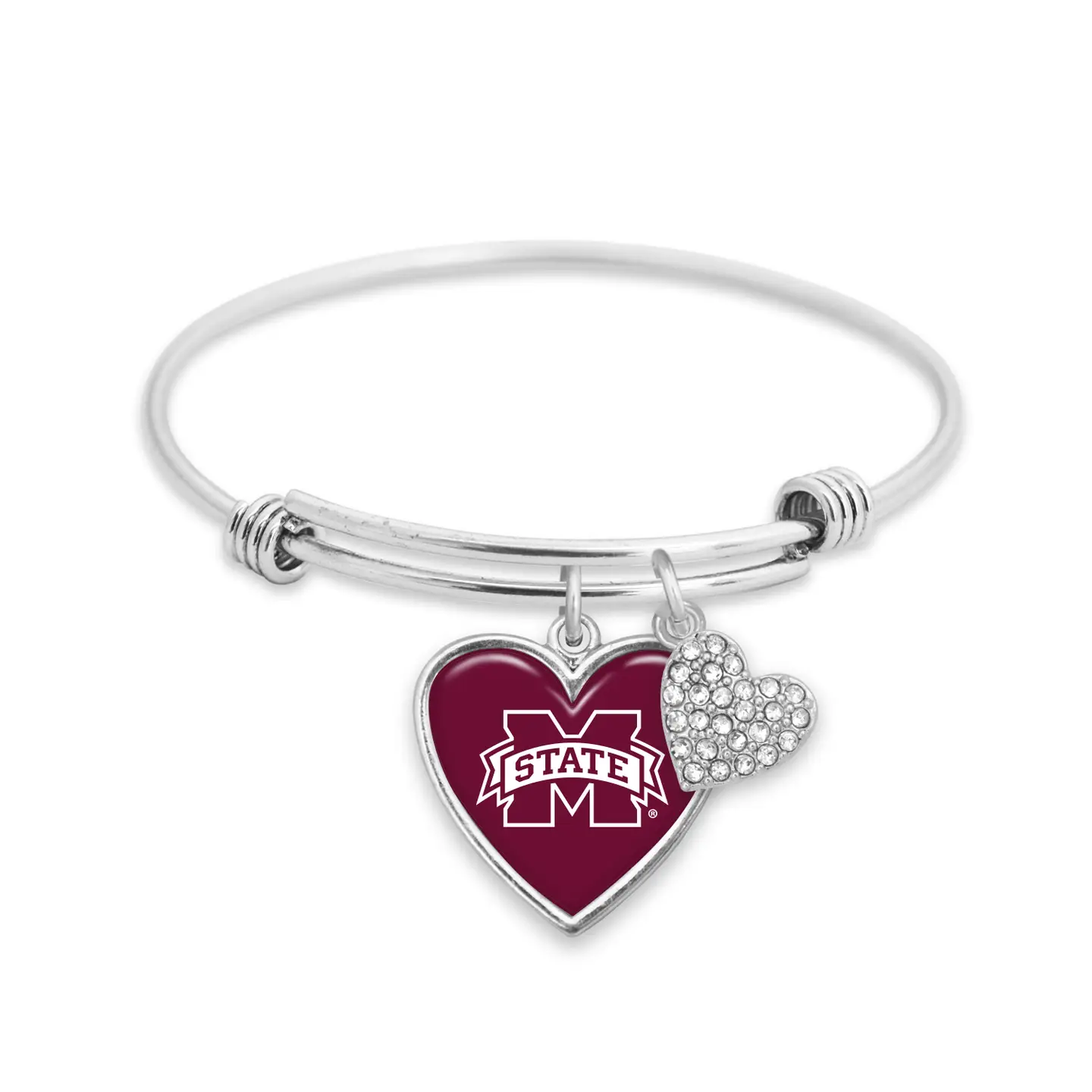 Mississippi State Bulldogs Bangle Bracelet
