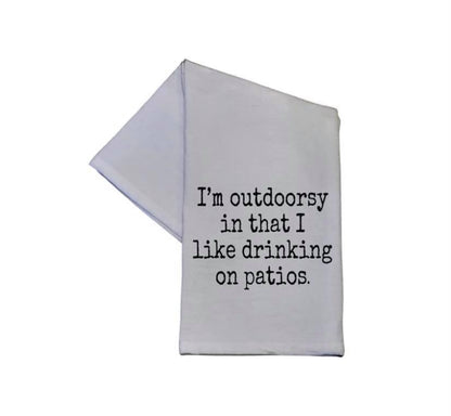 Outdoorsy Funny Towel - Limited Edition